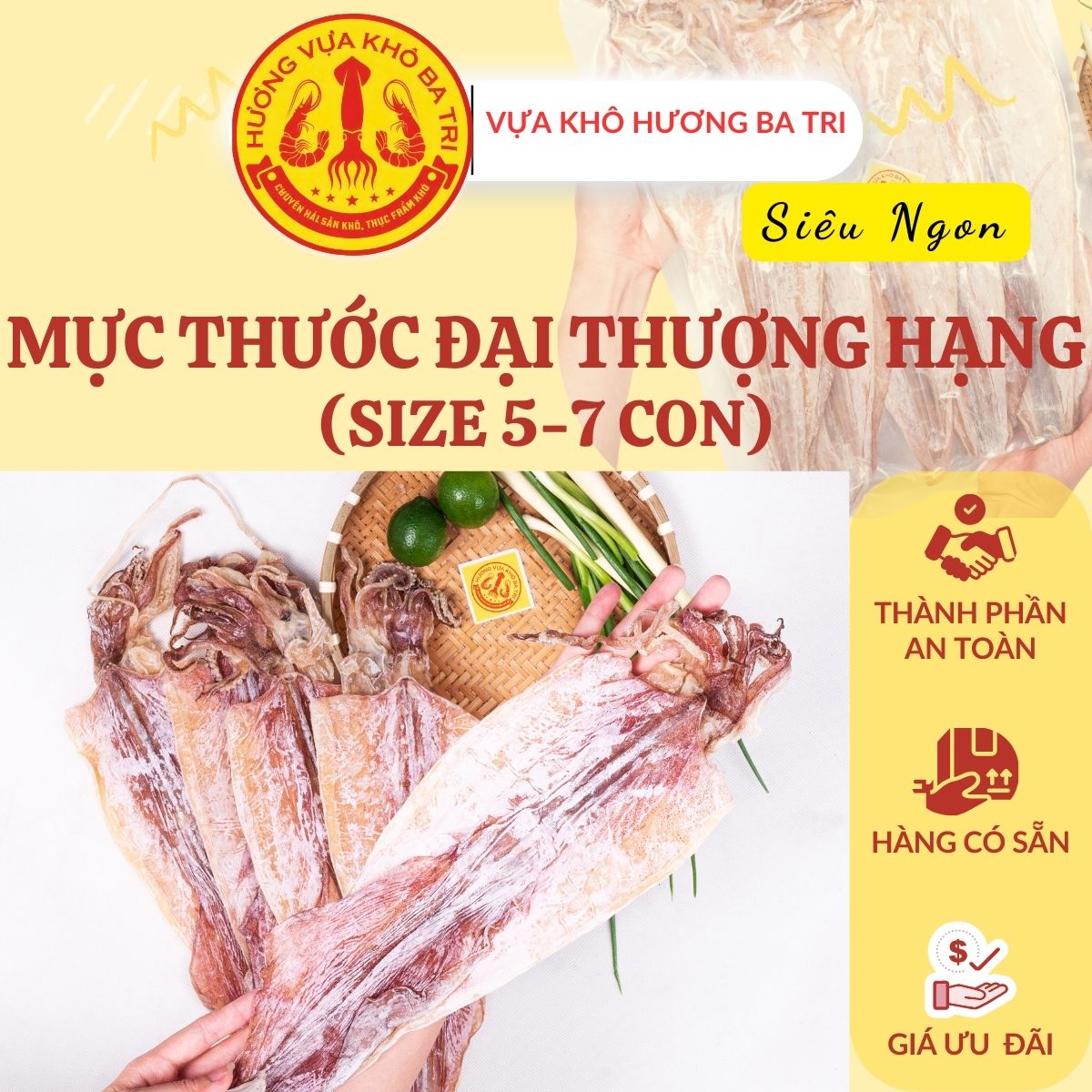 MỰC THƯỚC ĐẠI DƯƠNG THƯỢNG HẠNG (SIZE 5-7 CON)