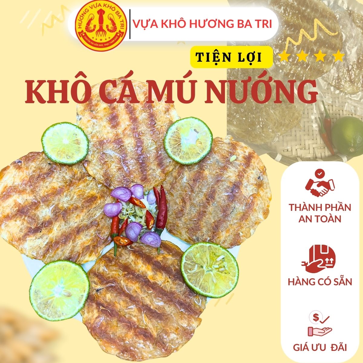 KHÔ CÁ BỐNG MÚ NƯỚNG ĐIỆN