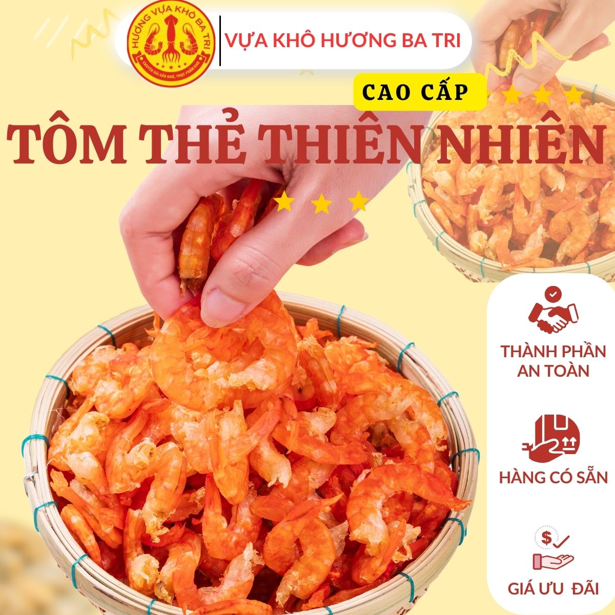 TÔM THẺ THIÊN NHIÊN ( LOẠI ĐẶC BIỆT )