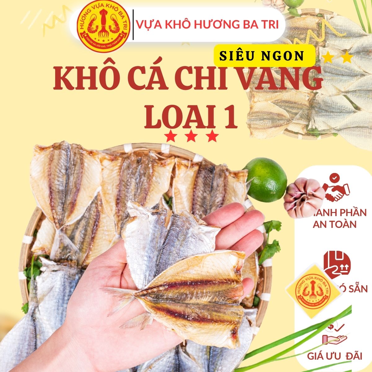 KHÔ CÁ CHỈ VÀNG LOẠI 1