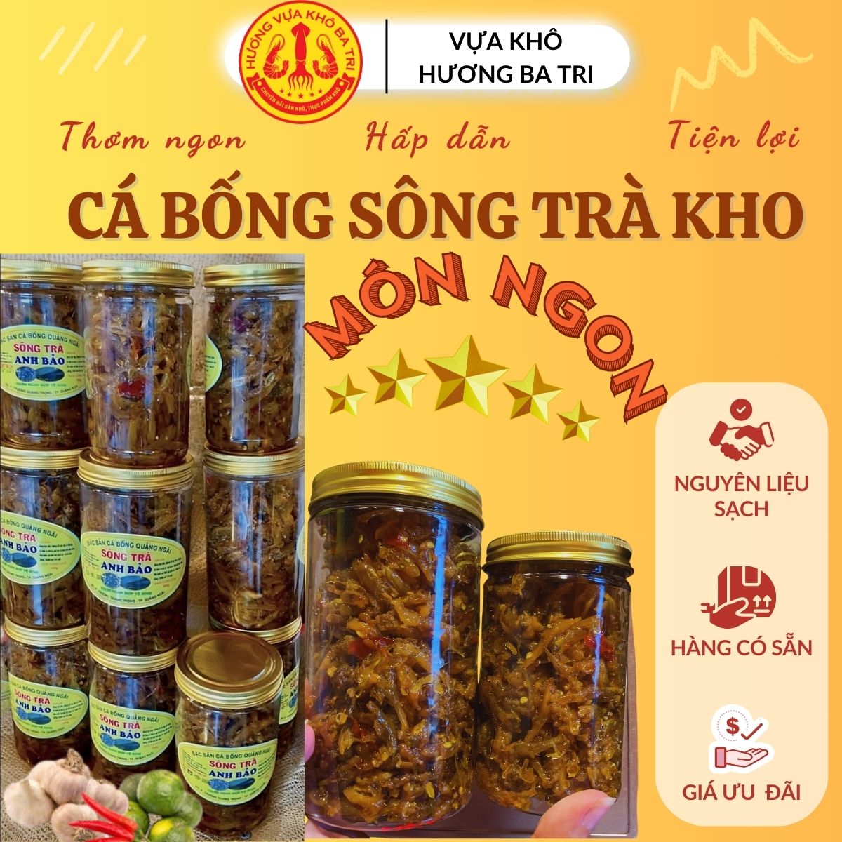 CÁ BỐNG SÔNG TRÀ