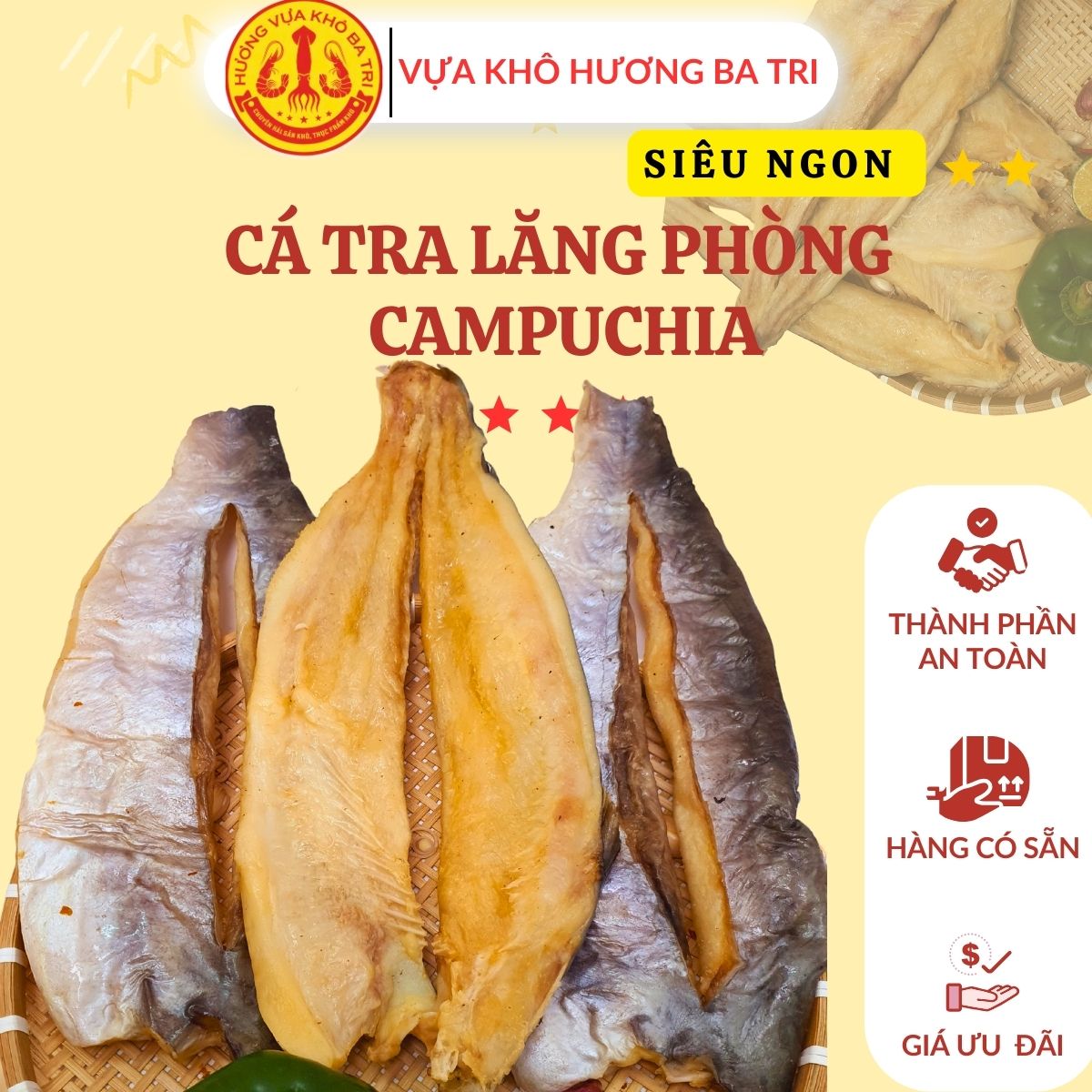 KHÔ CÁ TRA LÀNG PHÒNG CAMPUCHIA