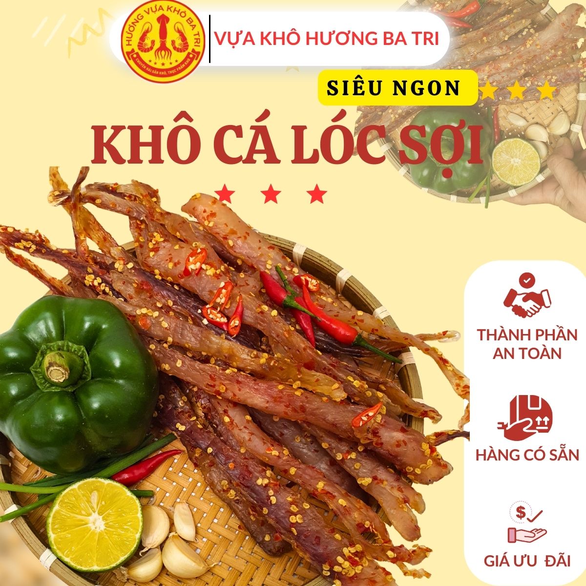 KHÔ CÁ LÓC SỢI SIÊU NGON