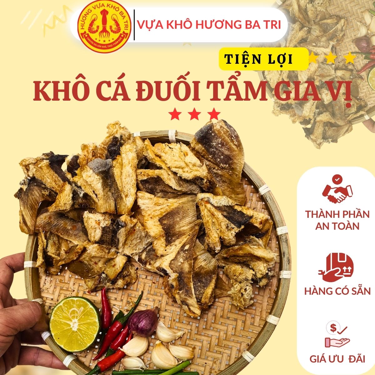 KHÔ CÁ ĐUỐI TẨM GIA VỊ