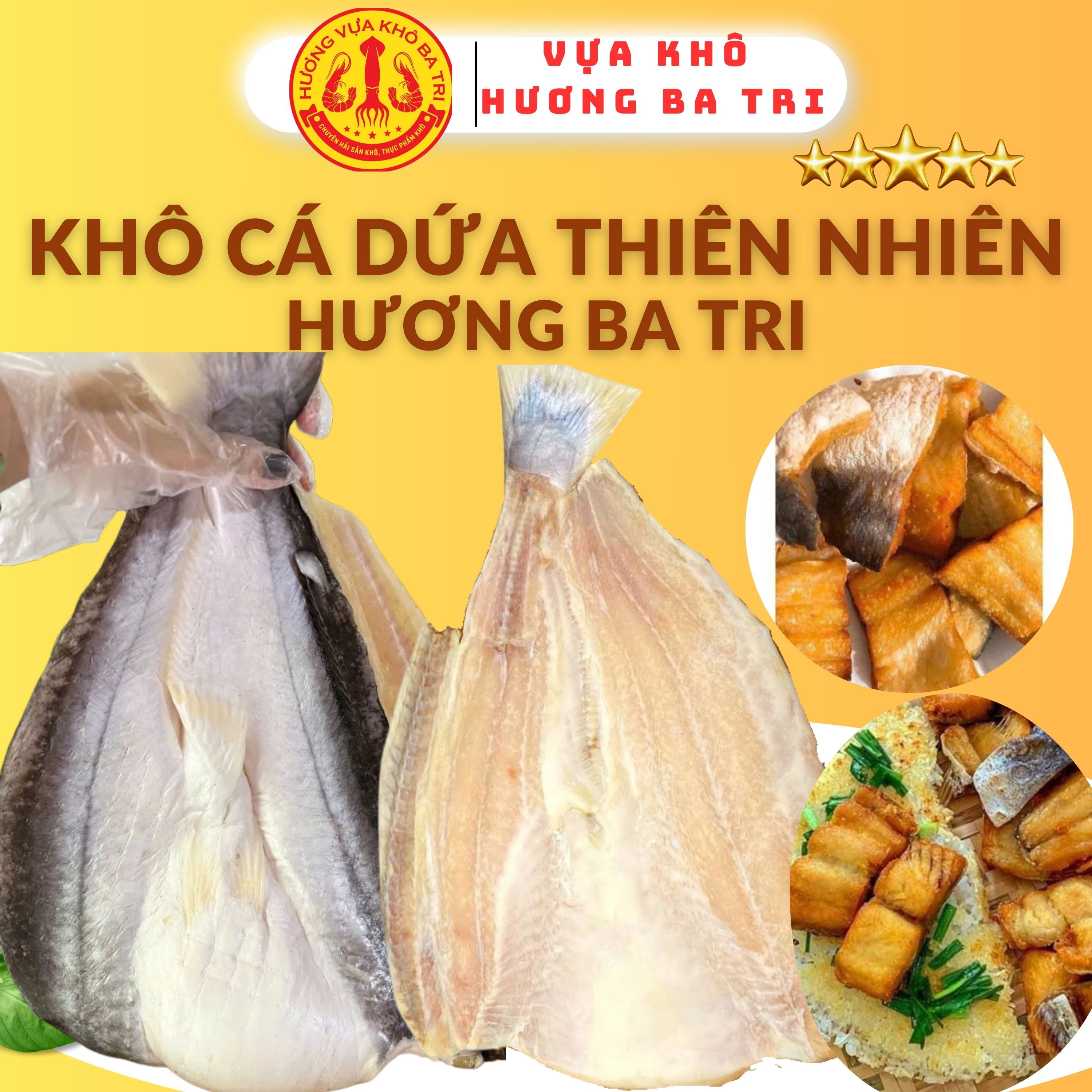 KHÔ CÁ DỨA THIÊN NHIÊN 3 NẮNG HƯƠNG BA TRI