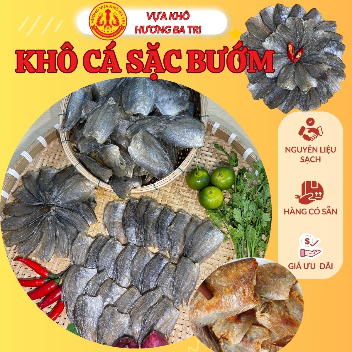 KHÔ CÁ SẶC BƯỚM