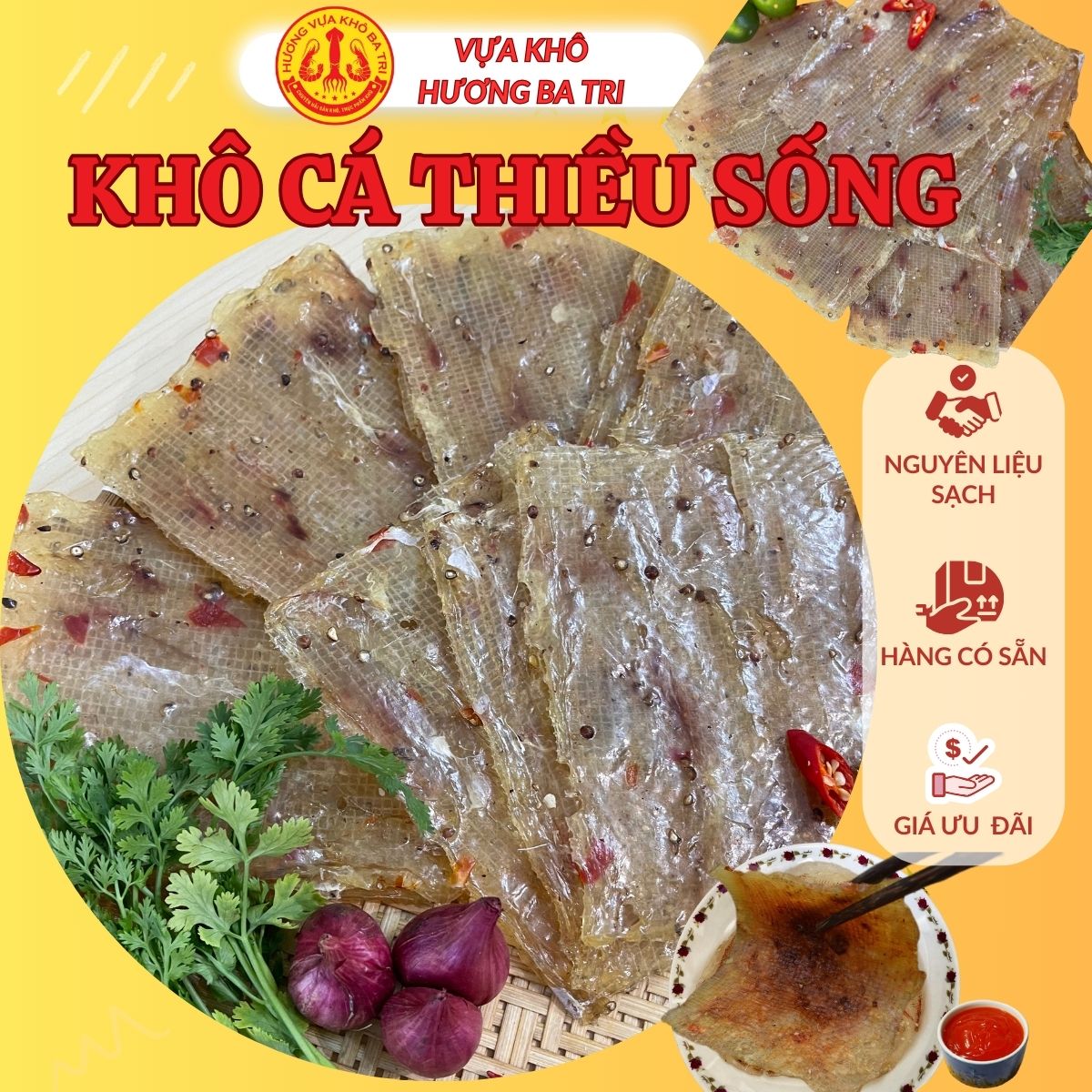 KHÔ CÁ THIỀU SỐNG 