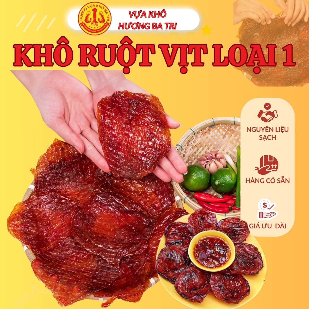 KHÔ RUỘT VỊT