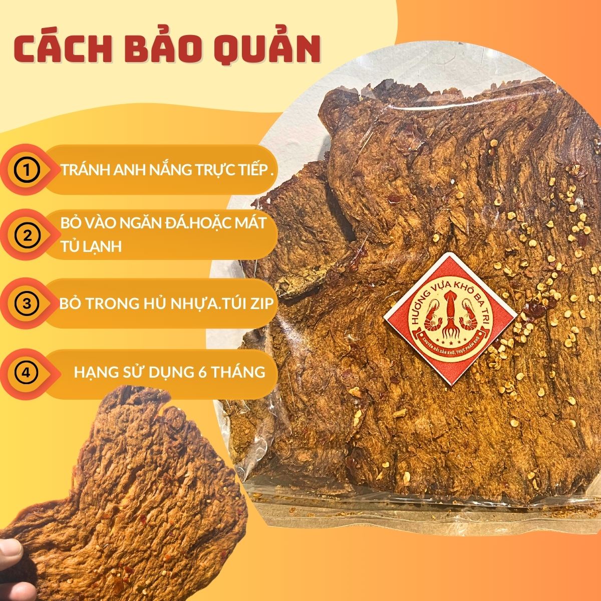 KHÔ BÒ GIÒN CAO CẤP