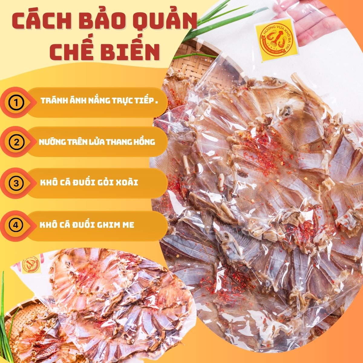 KHÔ CÁ ĐUỐI XẺ