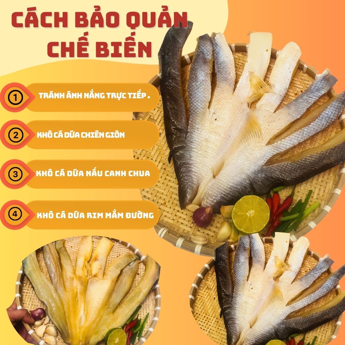 KHÔ CÁ DỨA SỢI