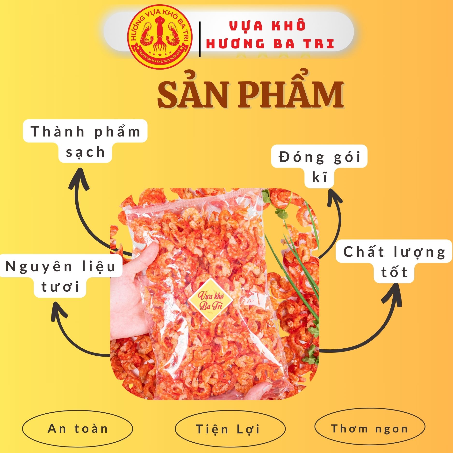 TÔM ĐẤT BA TRI - HÀNG LOẠI 1