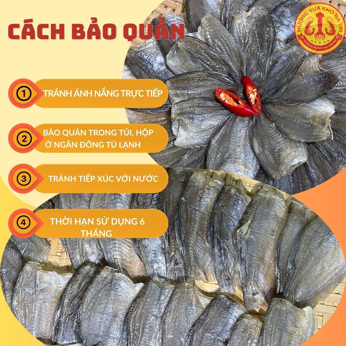 KHÔ CÁ SẶC BƯỚM