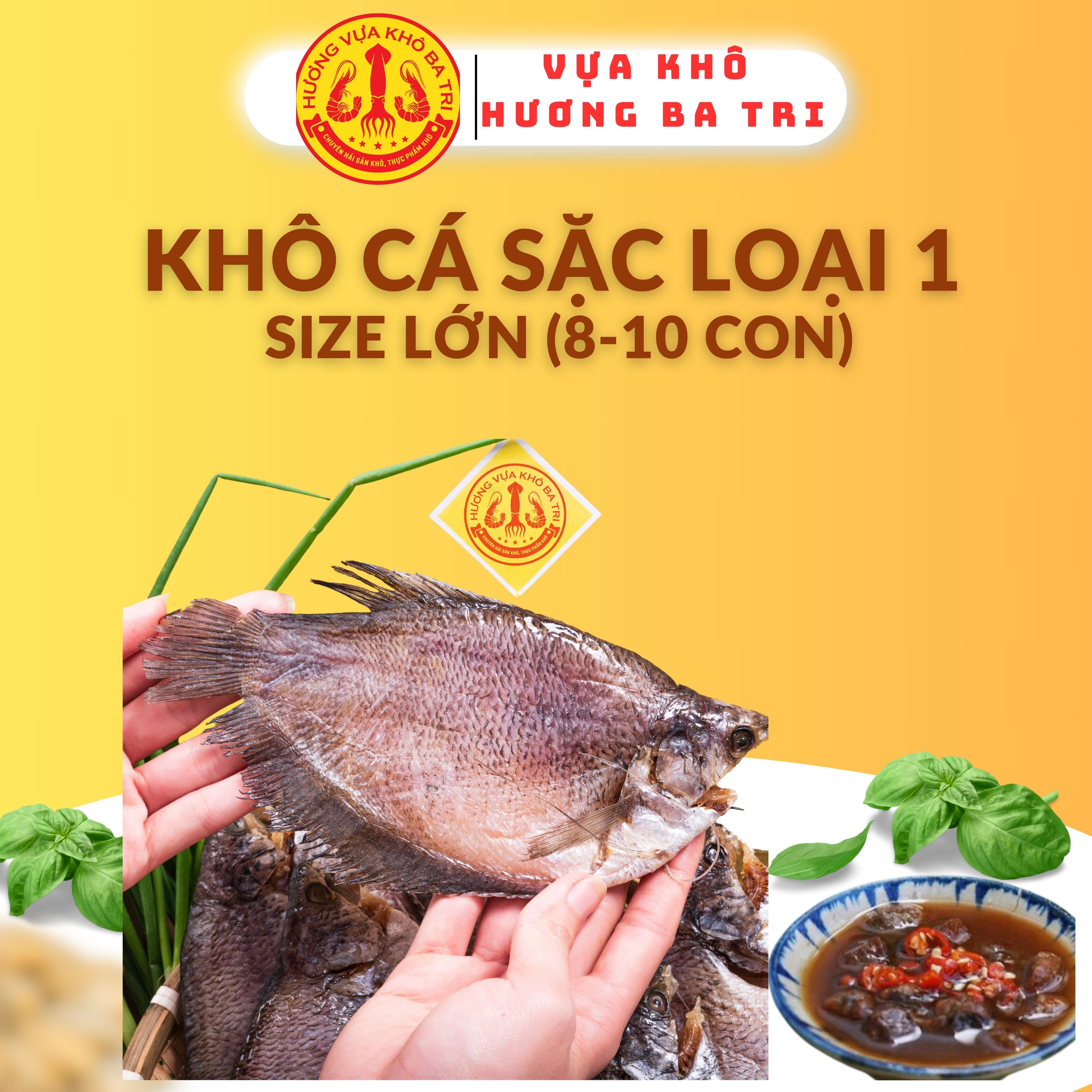 KHÔ CÁ SẶC BỔI SIZE NHỎ 8 - 10 CON