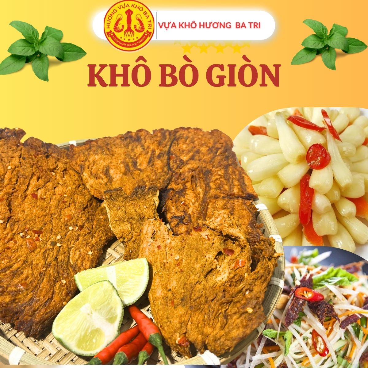 KHÔ BÒ GIÒN CAO CẤP