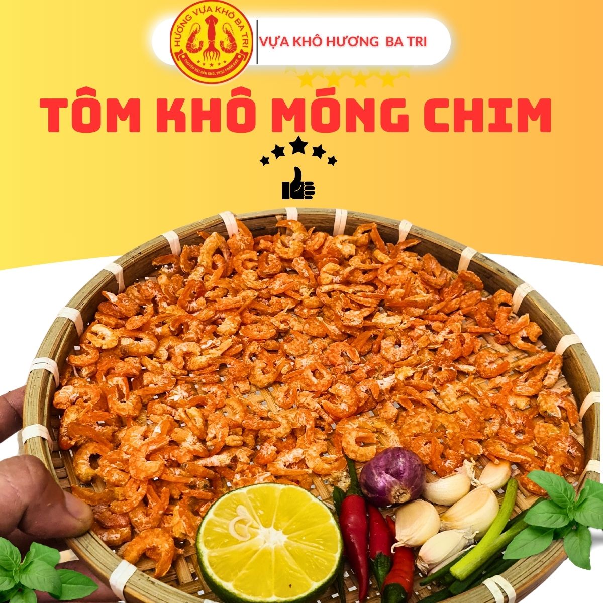 TÔM KHÔ MÓNG CHIM