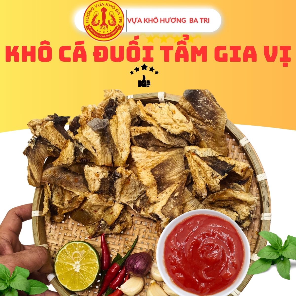 KHÔ CÁ ĐUỐI TẨM GIA VỊ