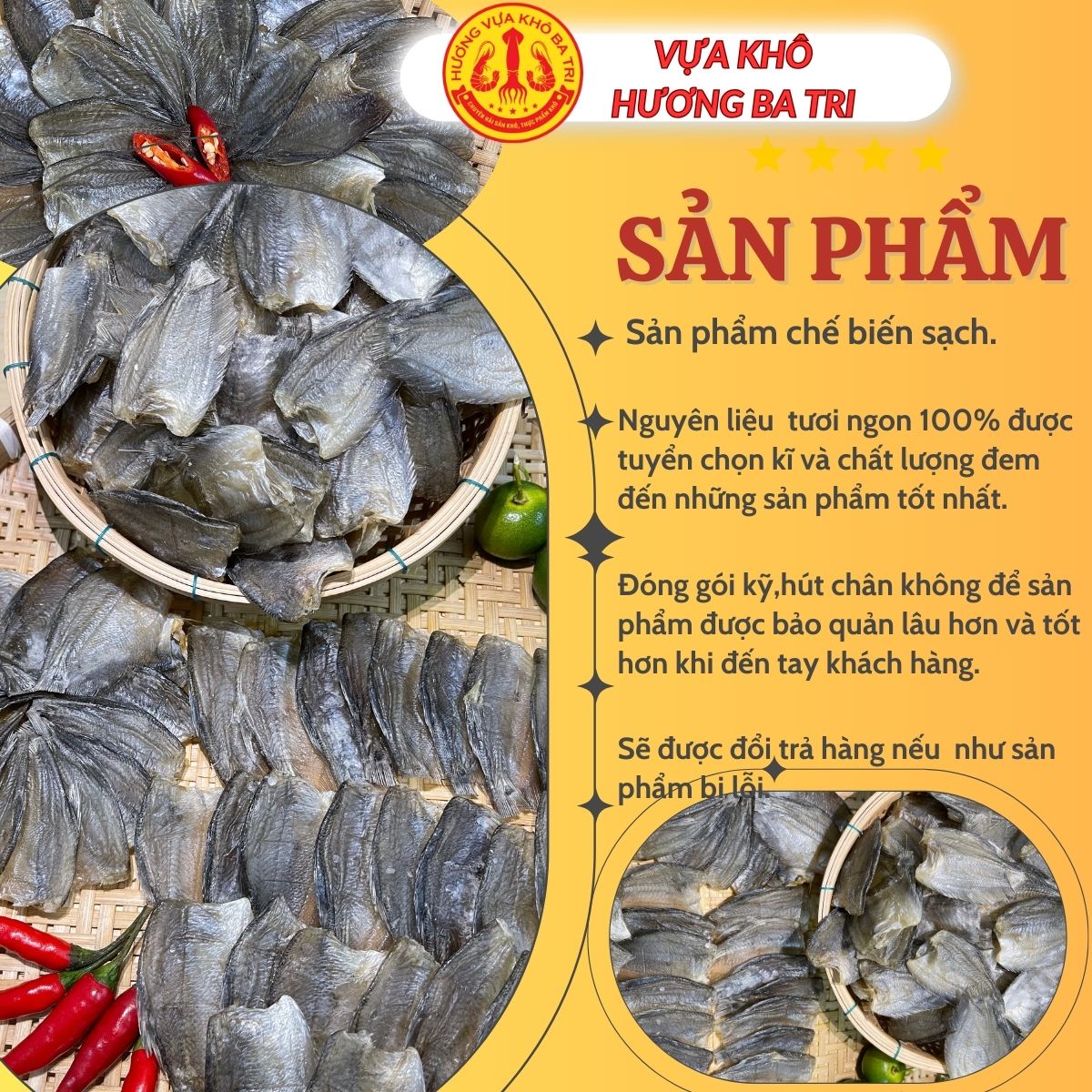 KHÔ CÁ SẶC BƯỚM