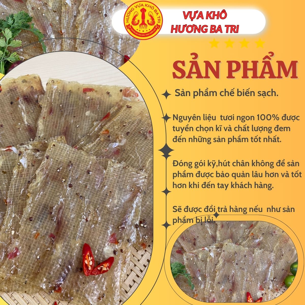 KHÔ CÁ THIỀU SỐNG 