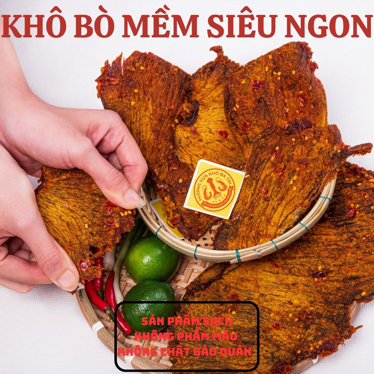 KHÔ BÒ NGUYÊN MIẾNG MỀM CAO CẤP