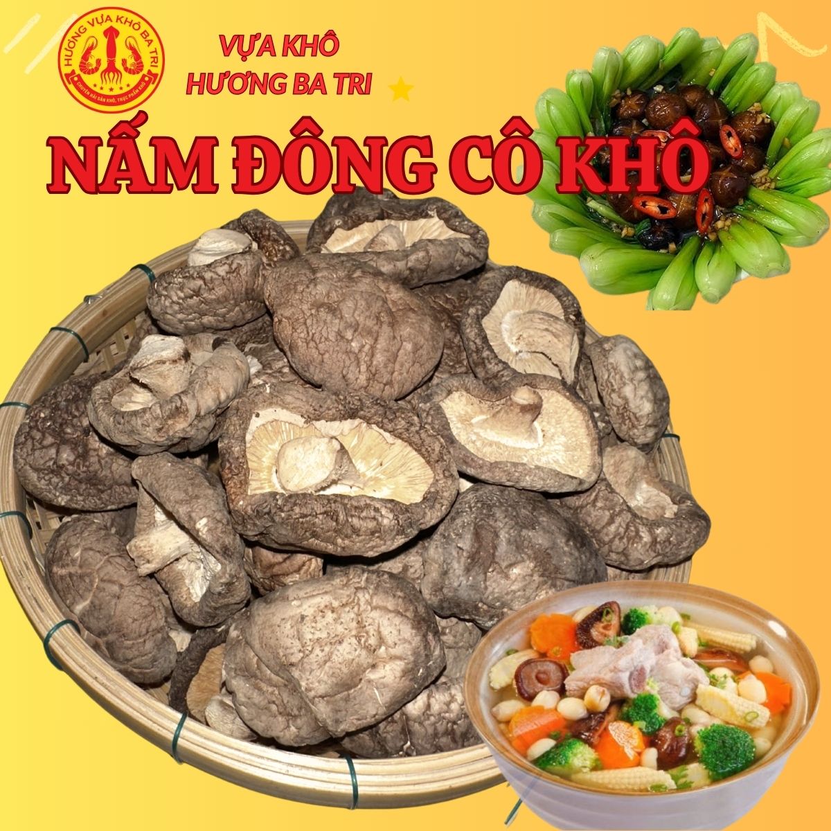 NẤM ĐÔNG CÔ KHÔ
