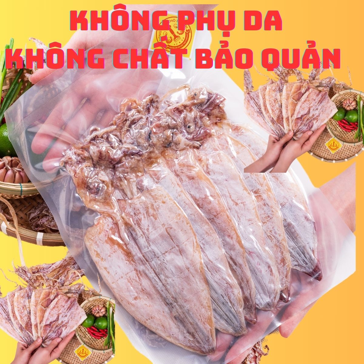 KHÔ MỰC BÀN TAY LOẠI 1 - SIZE LON