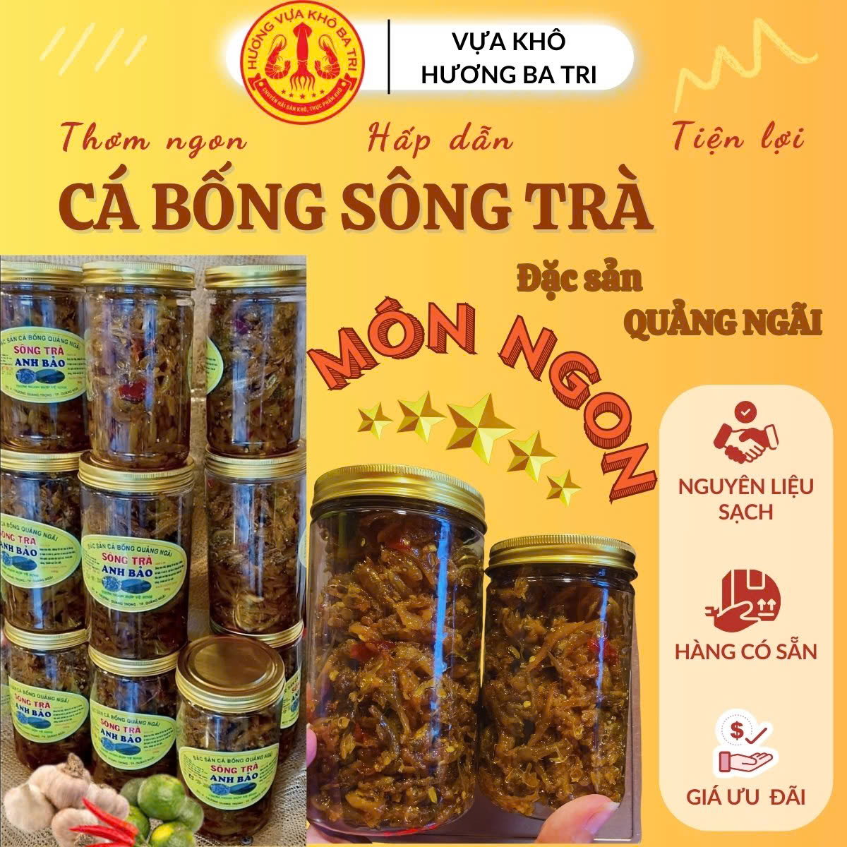 CÁ BỐNG SÔNG TRÀ