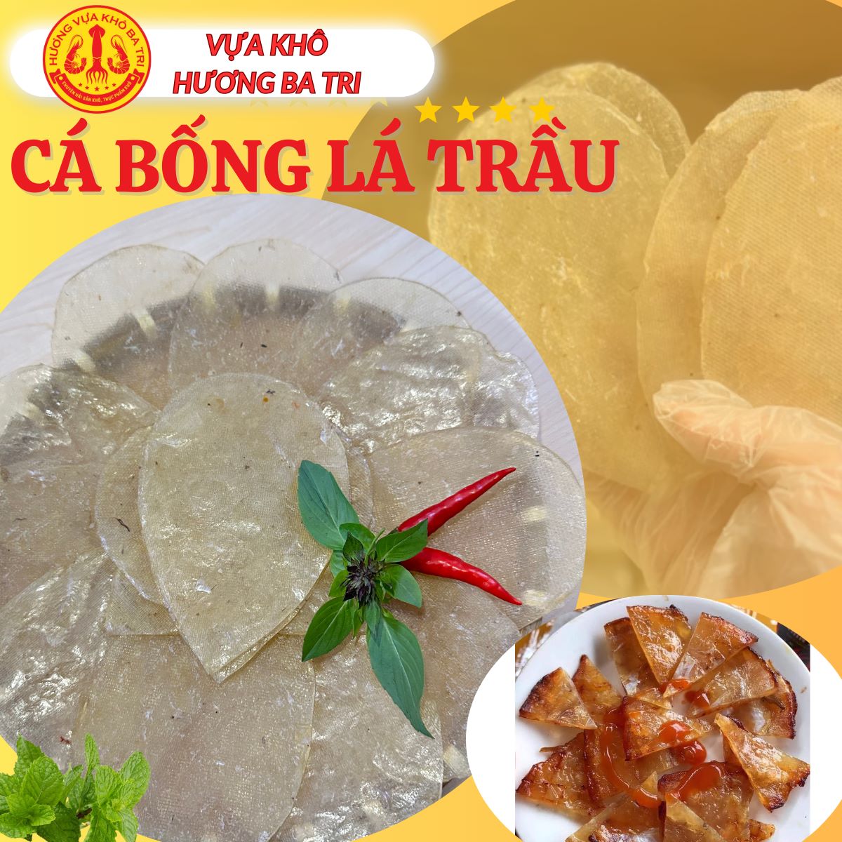 CÁ BỐNG LÁ TRẦU