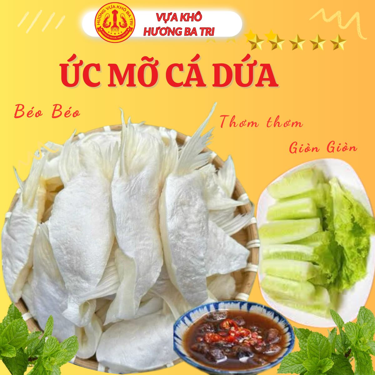 KHÔ ỨC MỠ CÁ DỨA LOẠI NGON