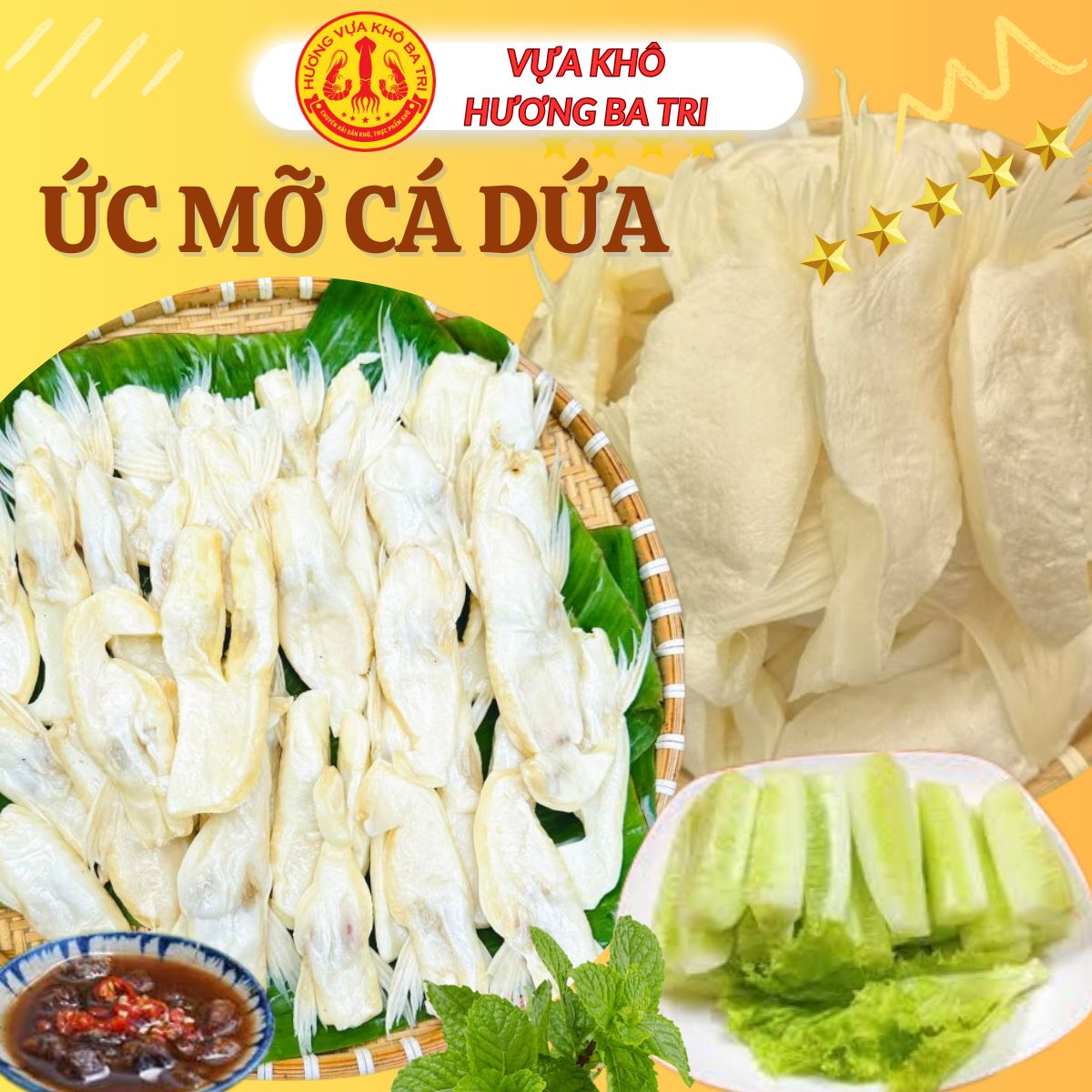 KHÔ ỨC MỠ CÁ DỨA LOẠI NGON